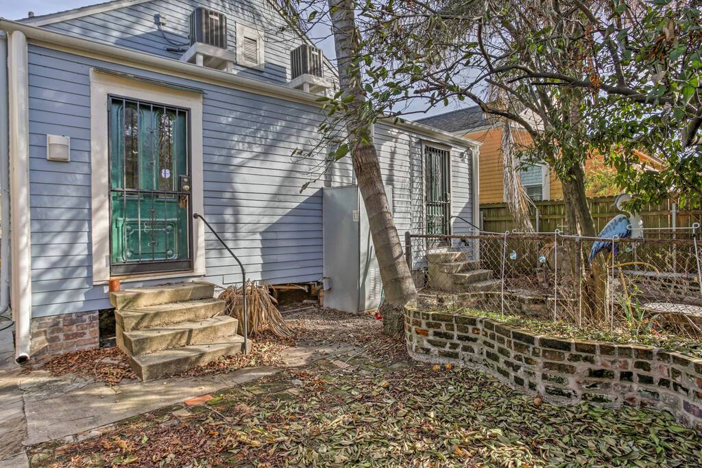 You'll love the added convenience of the small yard/patio.