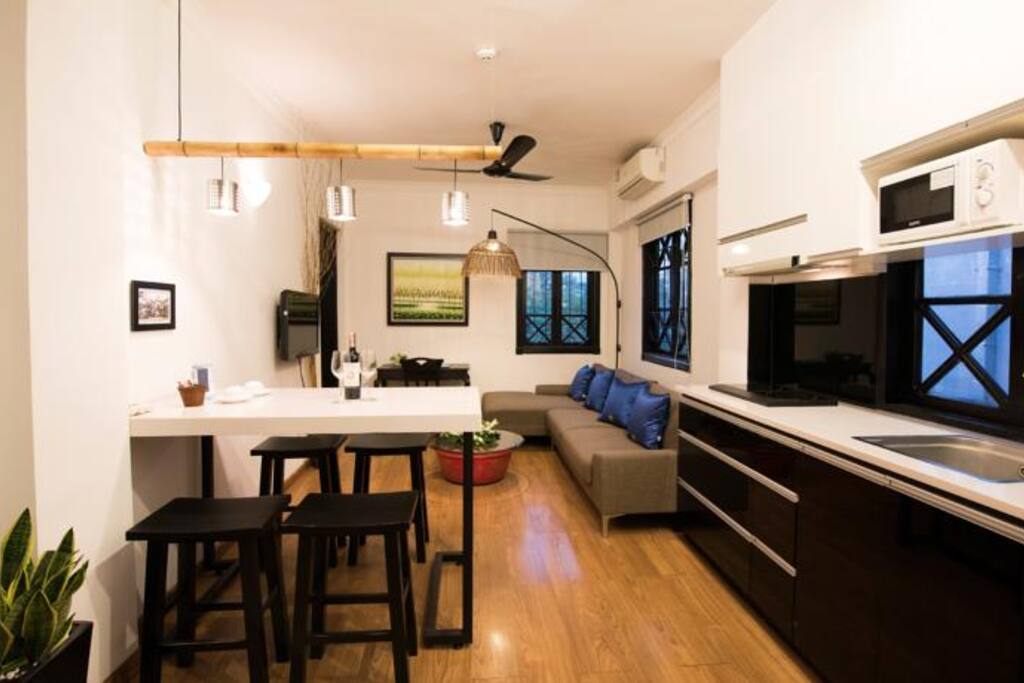 The living room