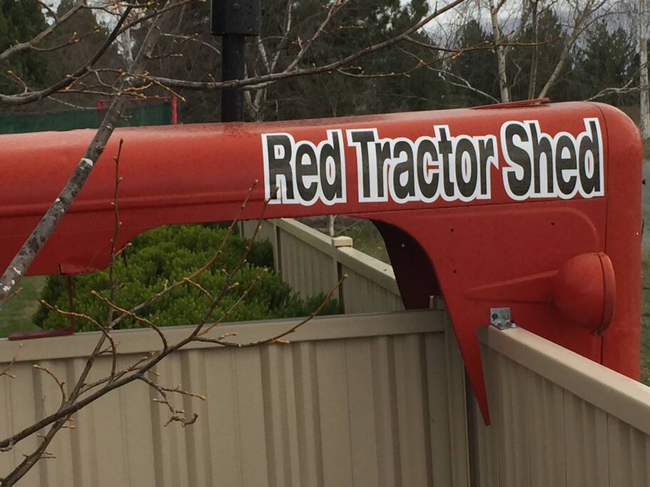 Sign on the fence