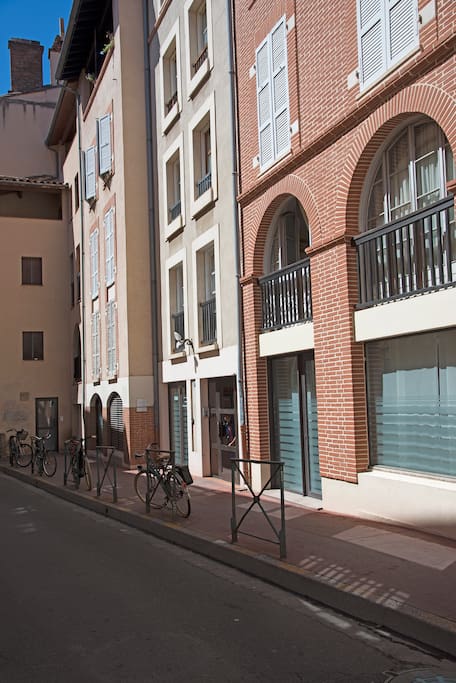 Façade sur rue de l'immeuble