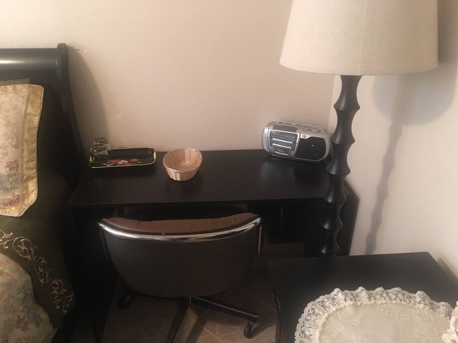 Desk to work on your project or write your next book.