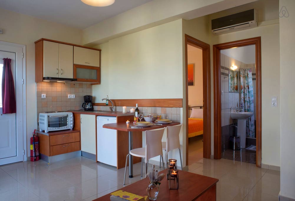 the interior the kitchen