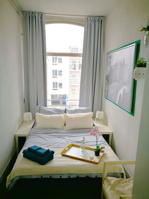 Small private room window view