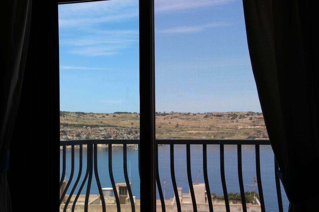 Views from inside the living room