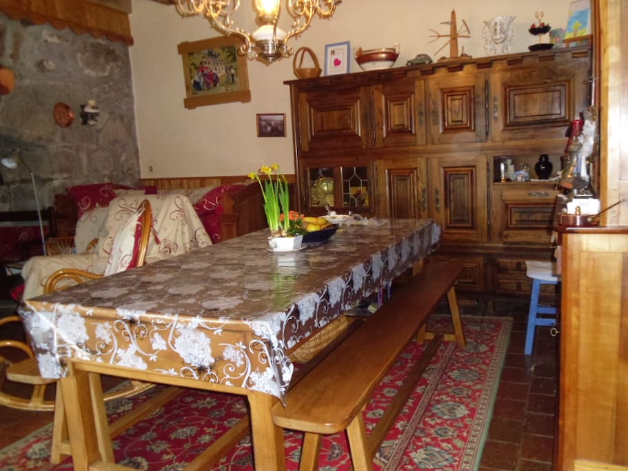 Salle à manger pour le petit déjeuner