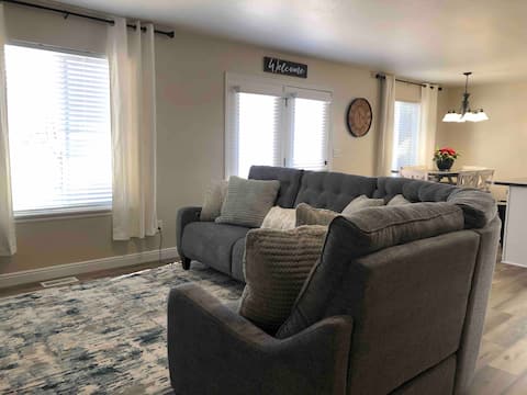 Open floor plan. 6-bedroom residential home.