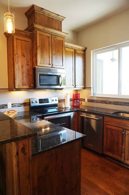 A full kitchen