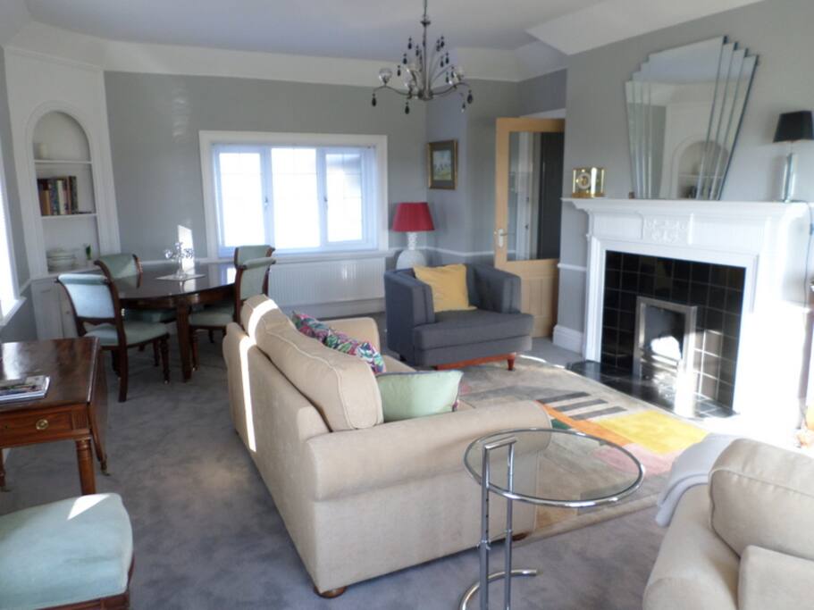 With a gas fire for those cooler evenings