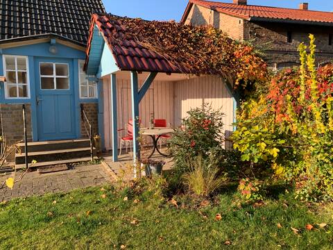 House on the dike in Oderbruch