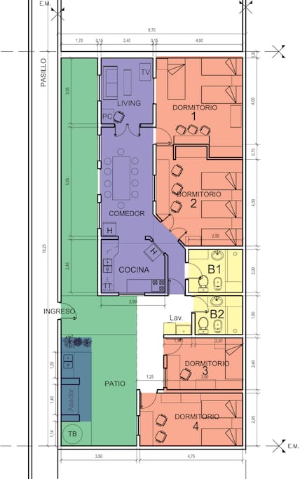 Plano de la Casa