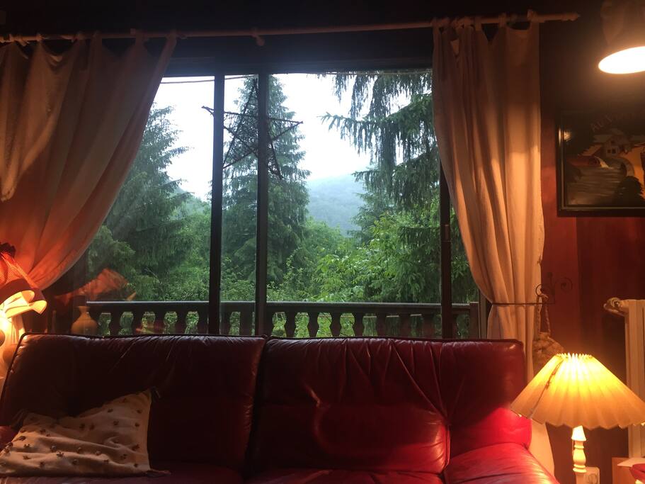 Vue sur les montagnes