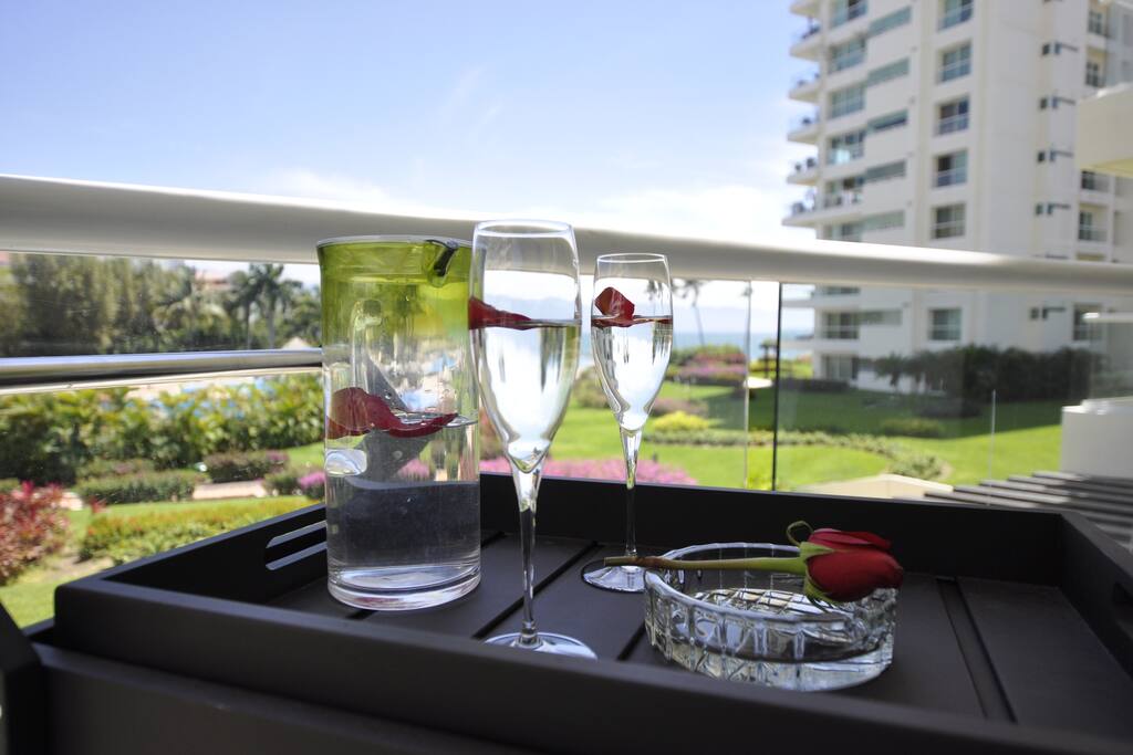 terraze and view