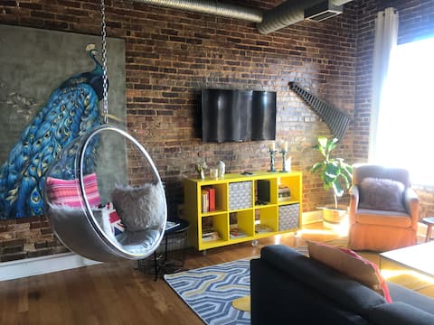 Stylish top floor loft on Historic Morris Ave Bham