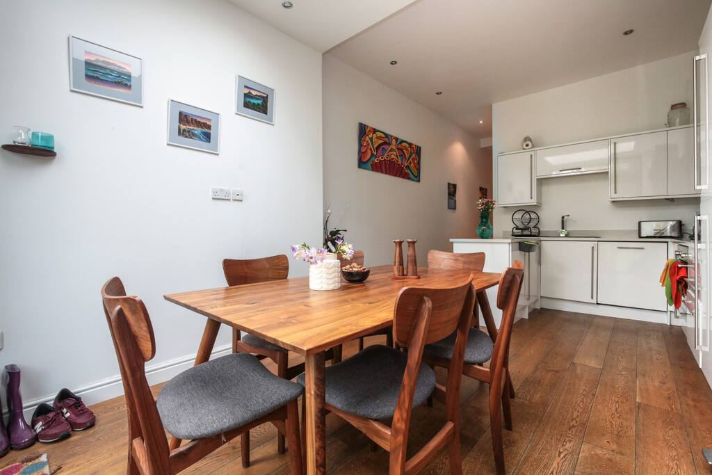 Our Dining Table. You are welcome to bring you own food to eat here.