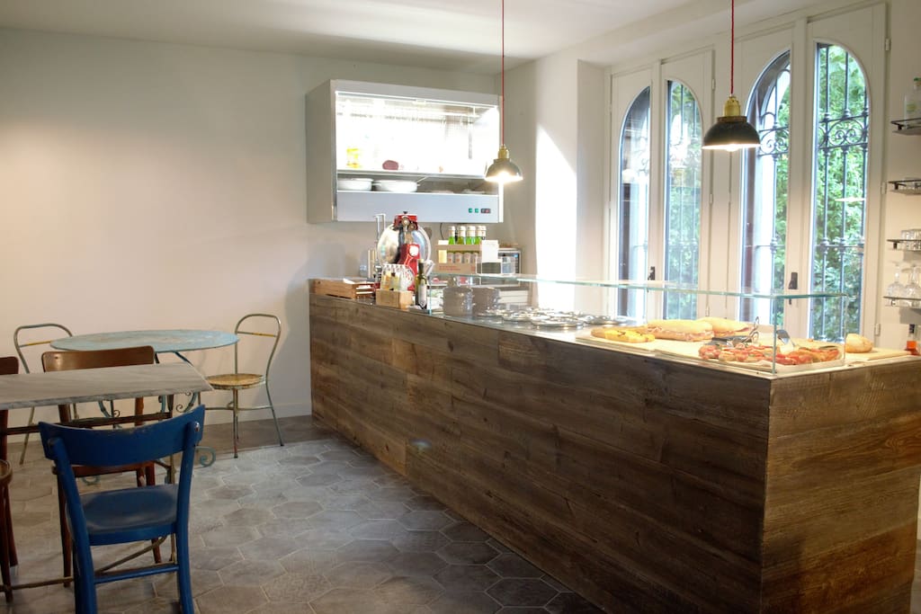 The Bar... Enjoy breakfast!