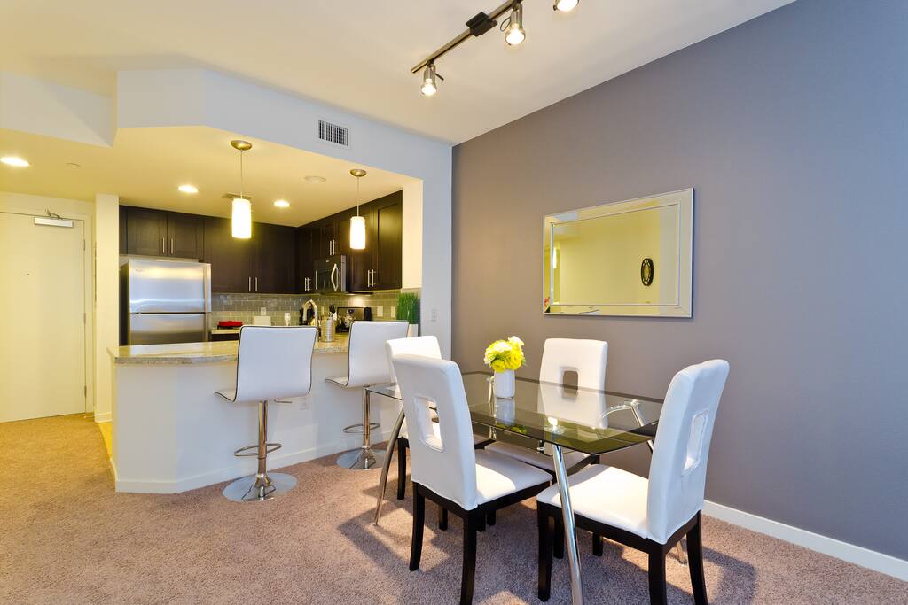 Wine and dine with class.