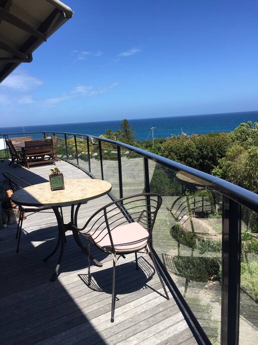 The balcony is always in use !!