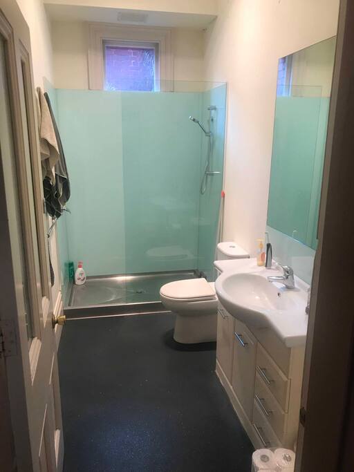 One of two bathrooms