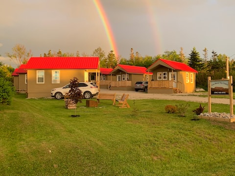 Popular Airbnb listing: Gros Morne Tiny Chalets (Chalet 3 of 11) in Rocky Harbour