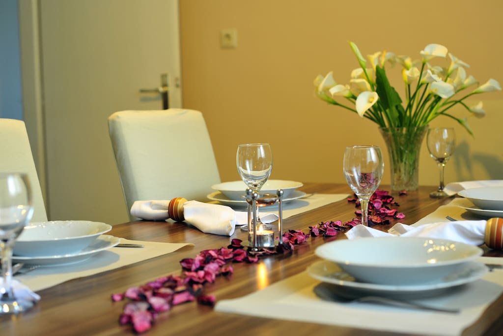 Dining table.