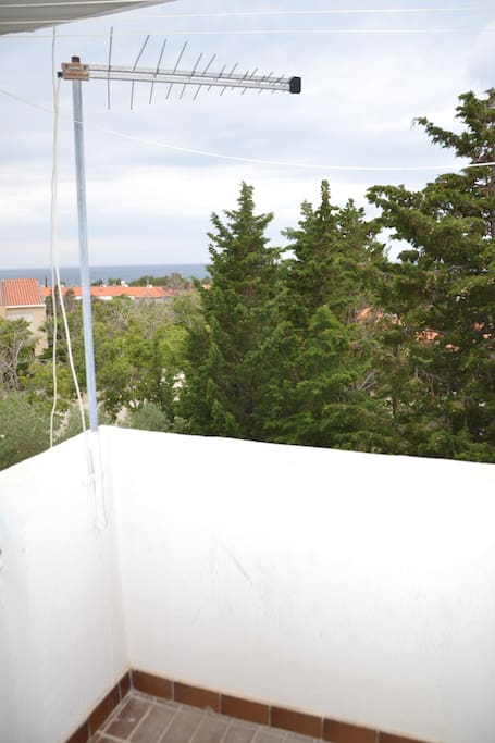 Balcony with sea view