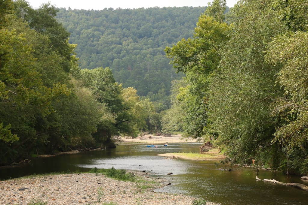 Short walk to Caddo River access.