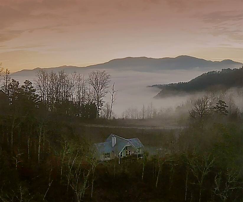 Mornings at our cabin