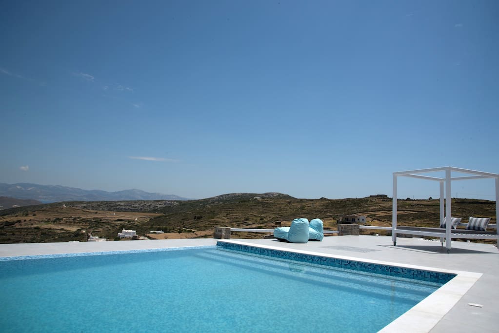 Shared swimming pool in the complex of villas