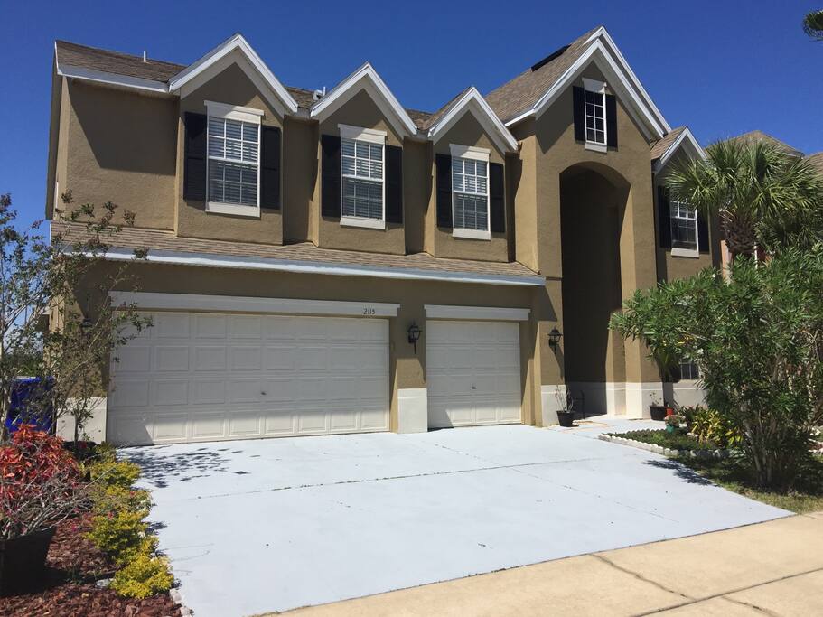 Front of the house.