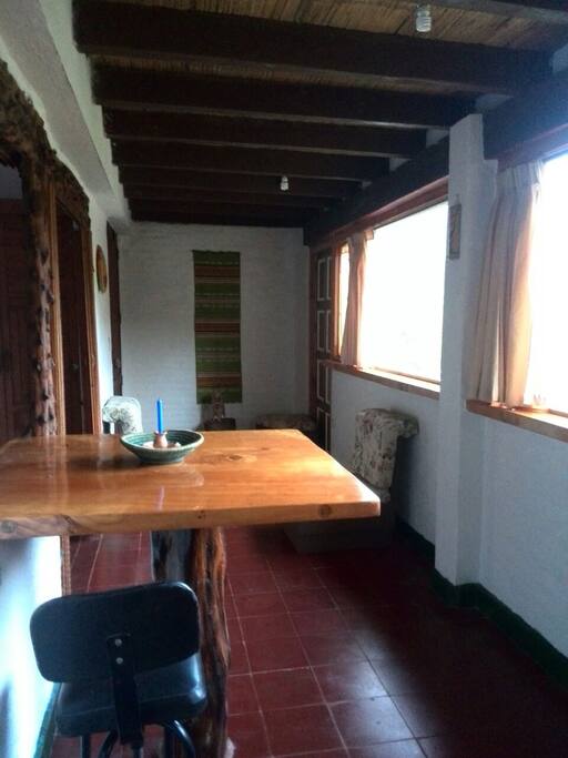 Sala comedor con vista panorámica