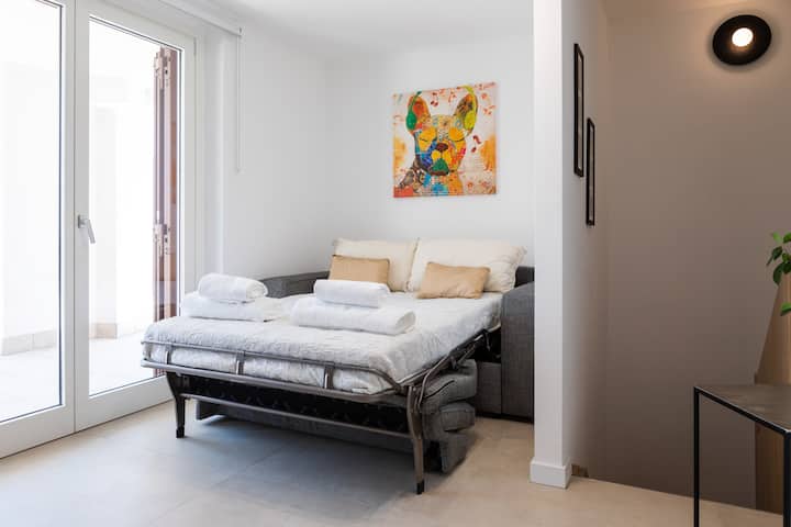 Sofa Gulliver 18 by Berto ortopedic spring madrac 18 cm high dims of madrac 140 cm x 200 cm