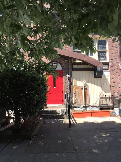Entryway from the street- the apartment truly is a hidden gem!