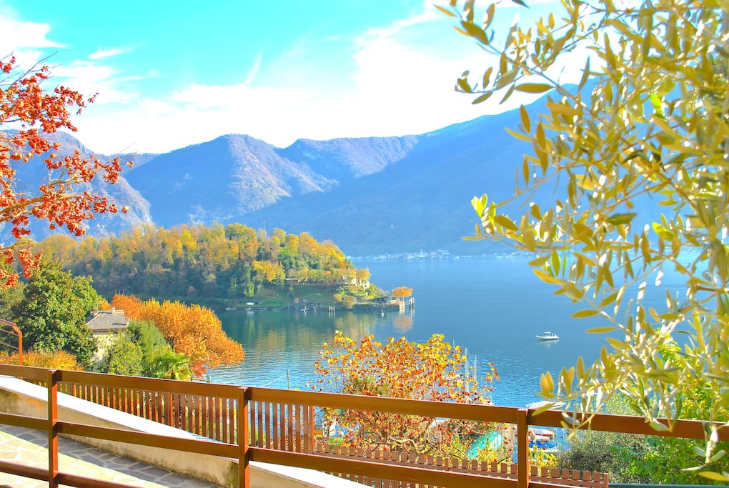 lake view from the house