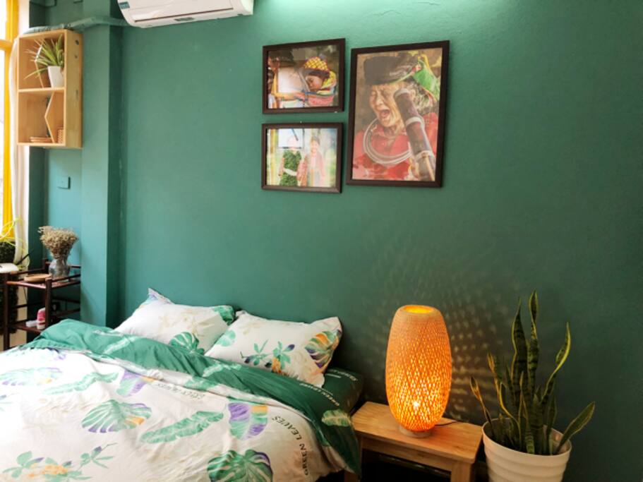 Bedroom in a floor