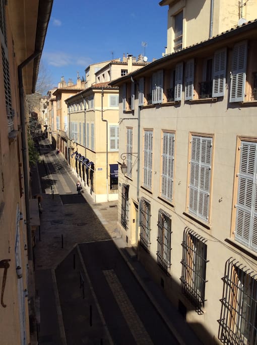 Vue côté rue (du salon)