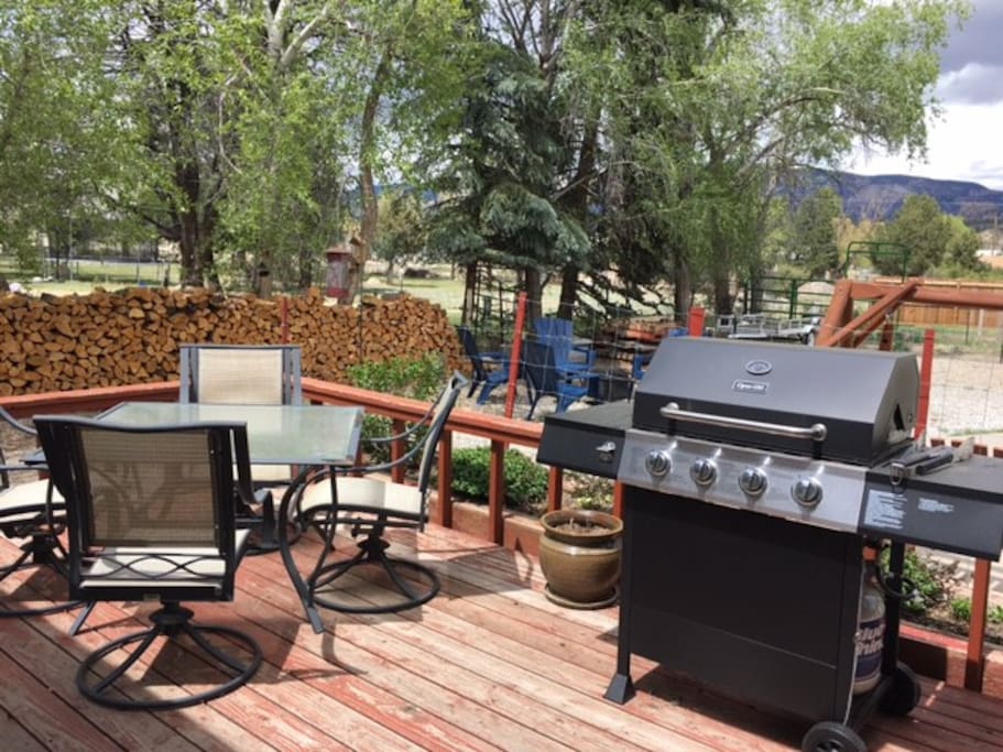 Enjoy grilling on the back deck or listening to the birds over morning coffee.