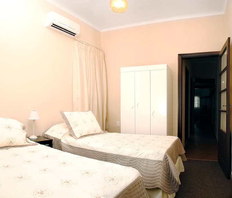 Room with individual A/C and heating
