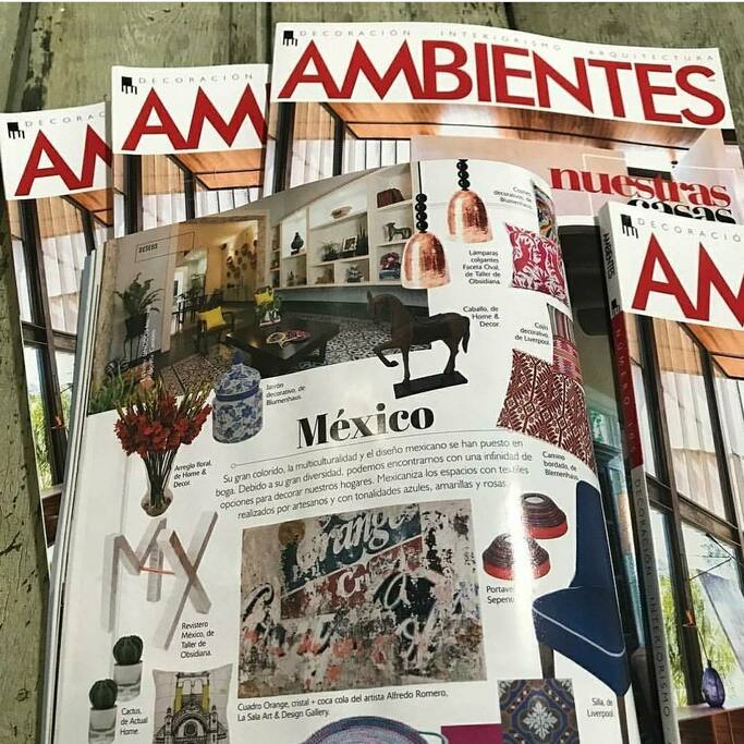 Seen in the Ambientes Magazine.
Vista en la Revista Ambientes.