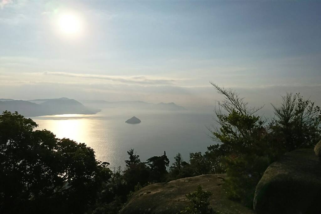 This is the most beautiful sport of Miyajima(Mt.Misen)