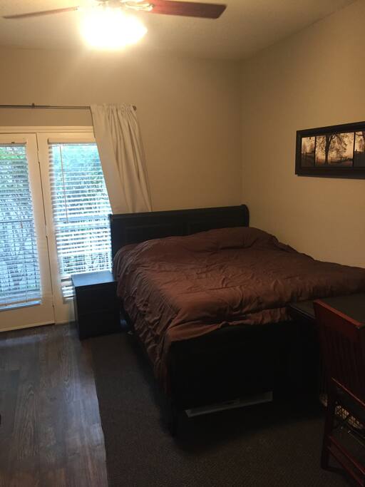 Queen size bed with mattress purchased in 2017
