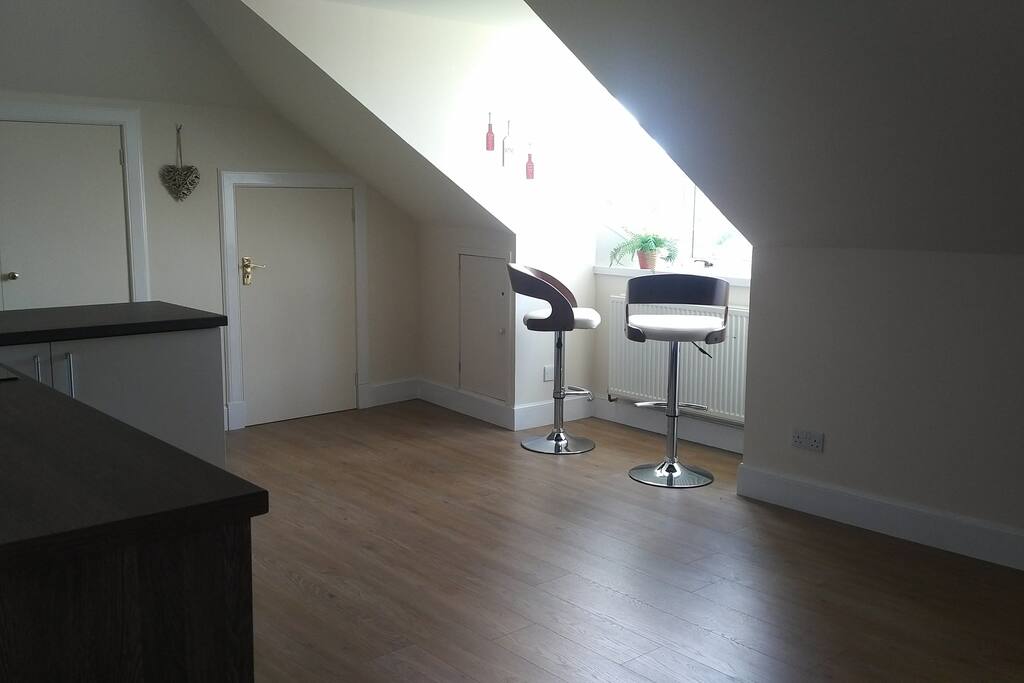 Kitchen -views overlooking the River Ness