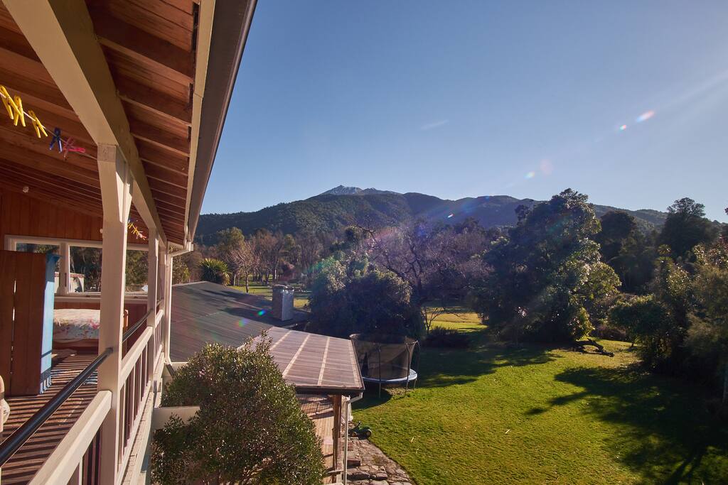 Mt Peel from the balcony