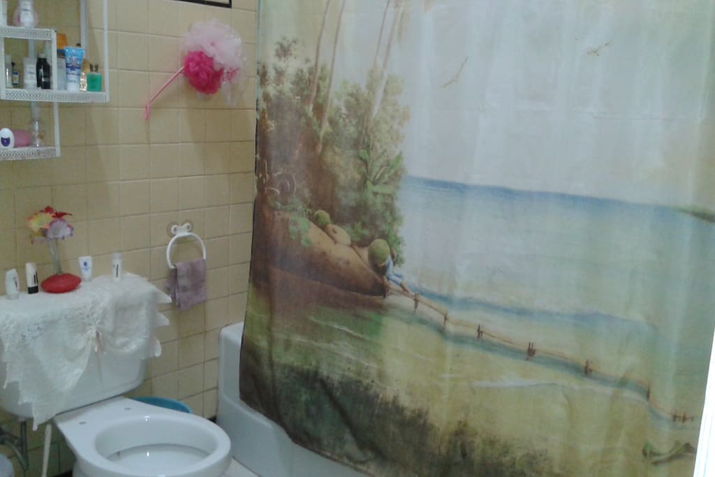 Baño privado para los huéspedes