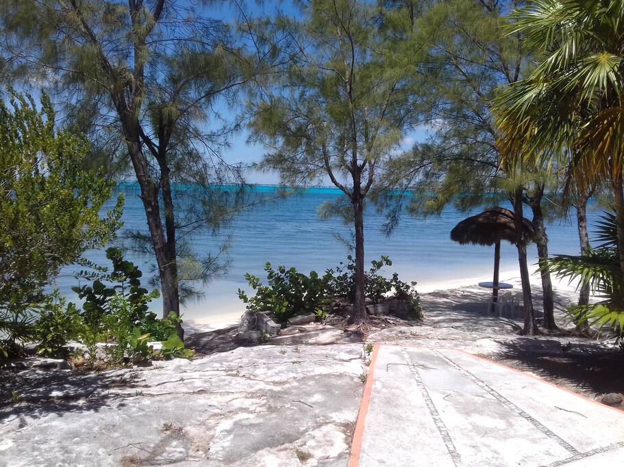 Steps from the beach