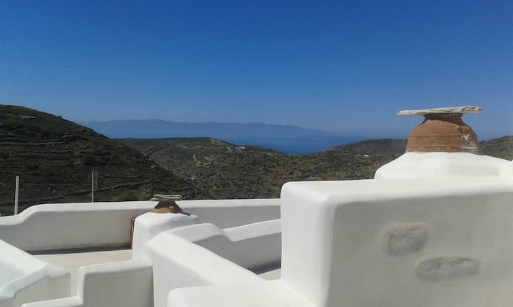 Doukenio-traditional stone house in Chora  Amorgos