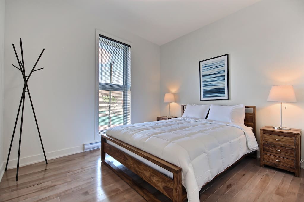 Comfortable bedroom for a restful sleep