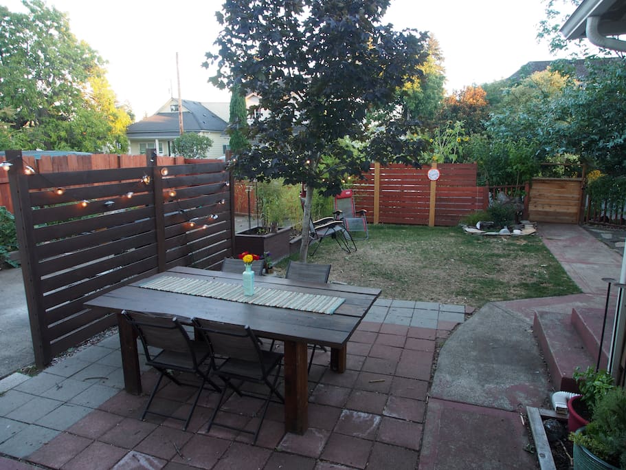 Back patio