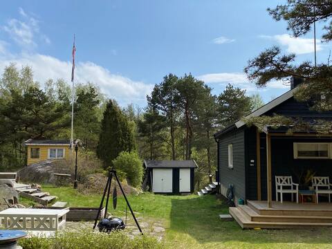Family friendly cabin close to the sea