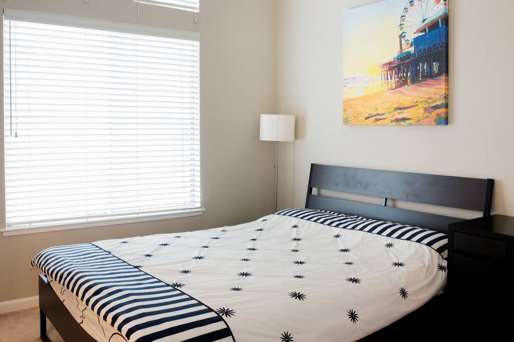 Brand new Queen Bed with Macy's Liner linen