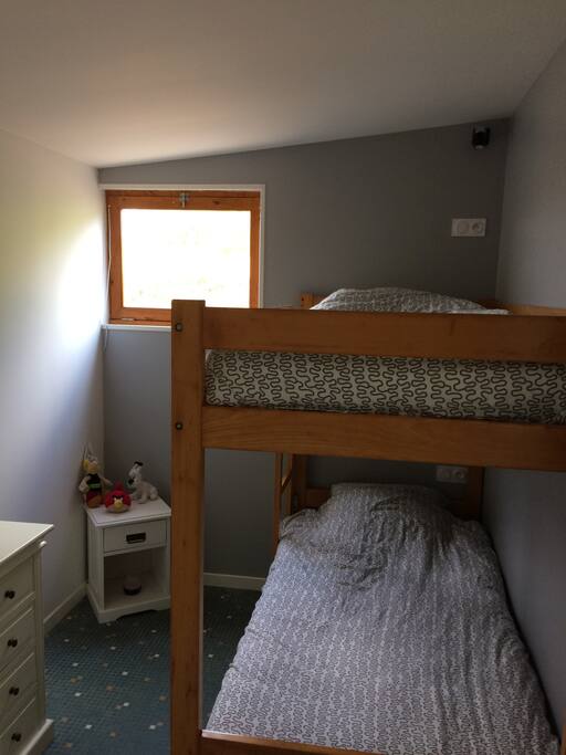 Chambre avec lit superposé